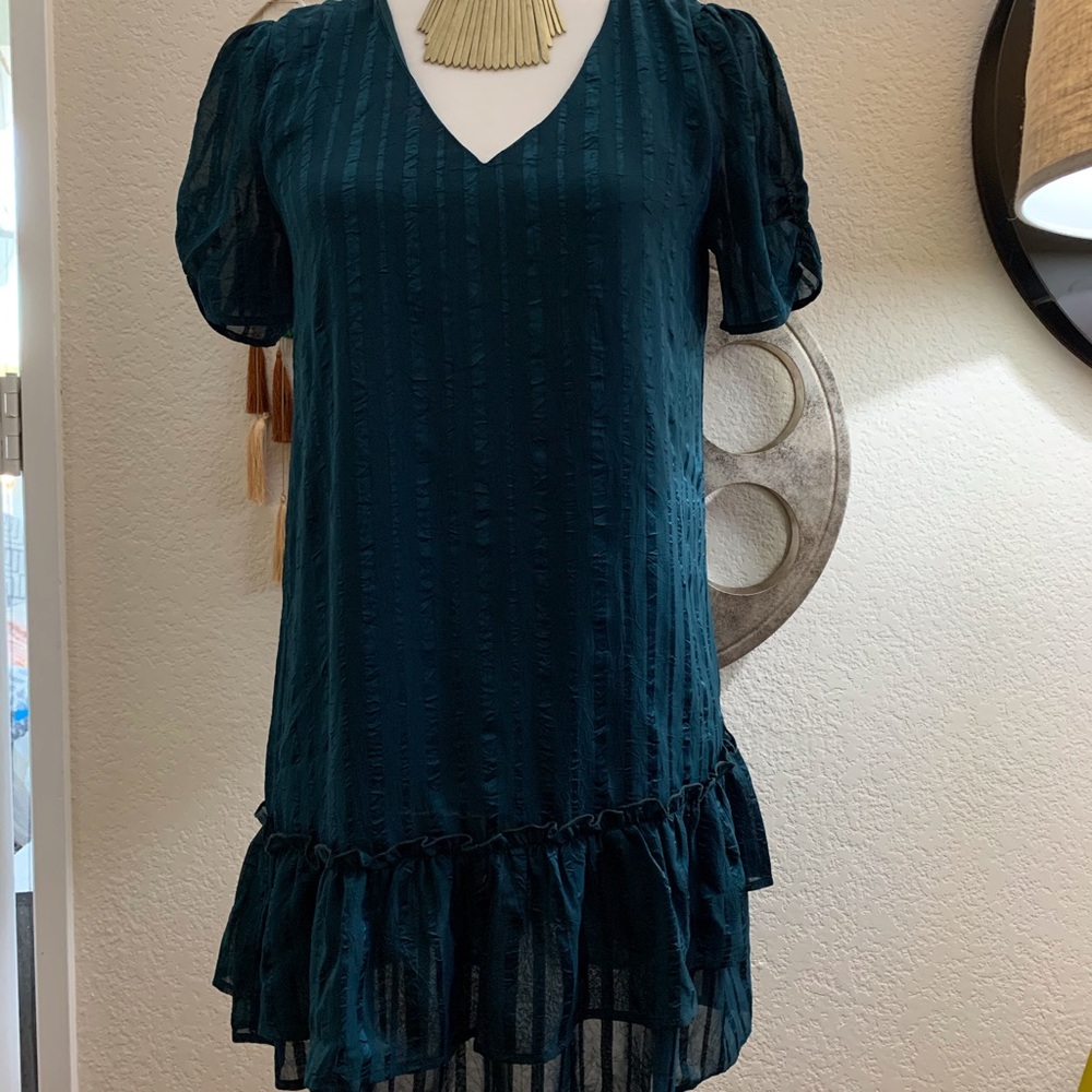 Dark green dress